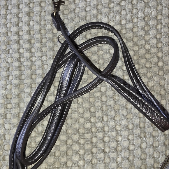 Joy Susan Metalic Gray Crossbody Wristlet NWT - Picture 6 of 9